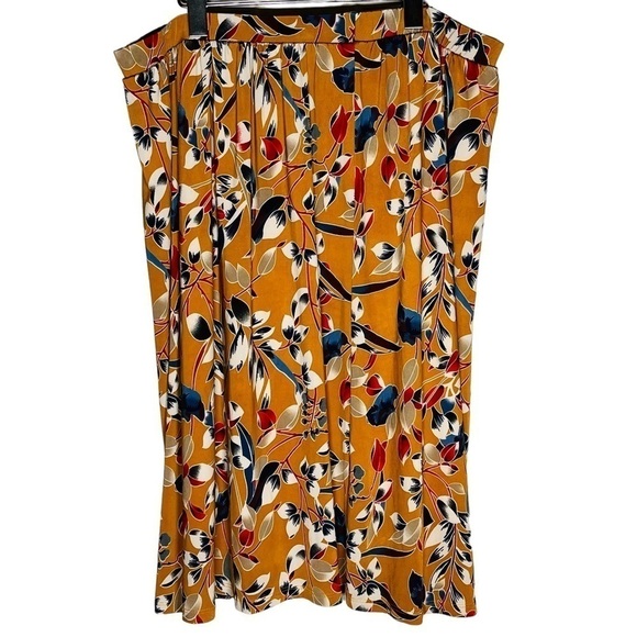 Gilli midi length floral skirt Women’s XL - Picture 2 of 5